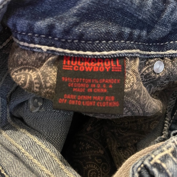 Mens NEW Rock & Roll Jeans 32x34 - Picture 7 of 7